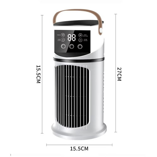 3-in-1 Mist Fan with Humidifier and LED Ambient Light