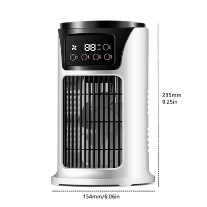 3-in-1 Mist Fan with Humidifier and LED Ambient Light