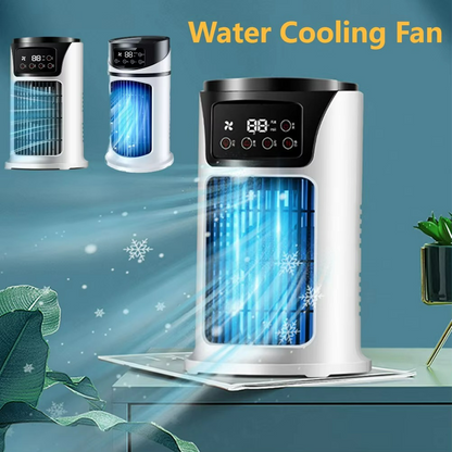 3-in-1 Mist Fan with Humidifier and LED Ambient Light