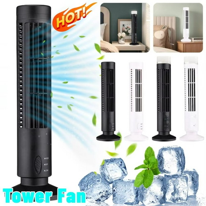 Bladeless Fan with USB Power – Stylish and Safe Airflow Device