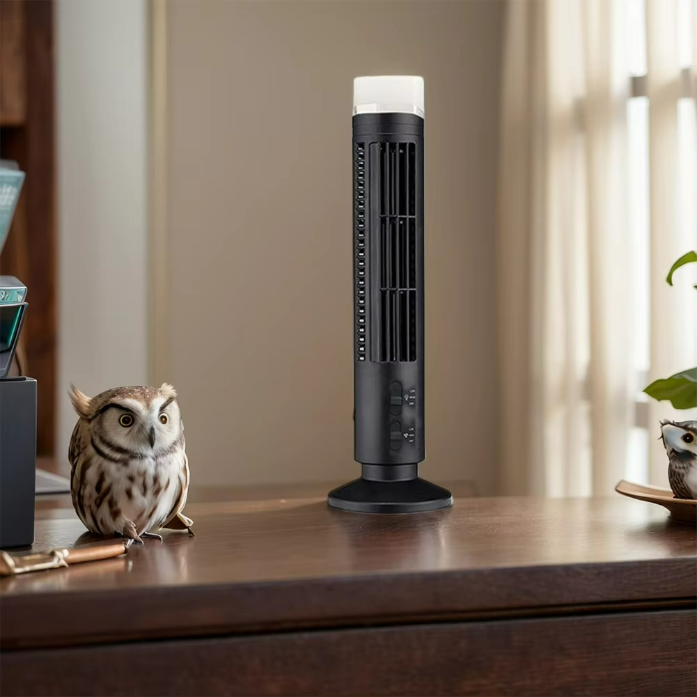 Bladeless Fan with USB Power – Stylish and Safe Airflow Device