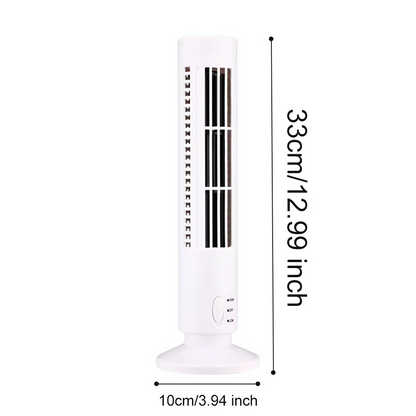 Bladeless Fan with USB Power – Stylish and Safe Airflow Device