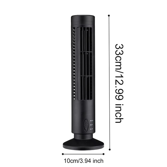 Bladeless Fan with USB Power – Stylish and Safe Airflow Device