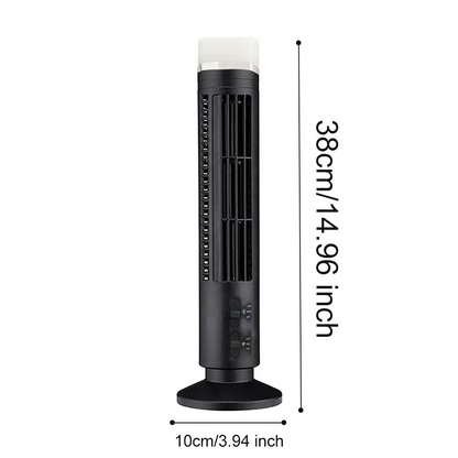 Bladeless Fan with USB Power – Stylish and Safe Airflow Device