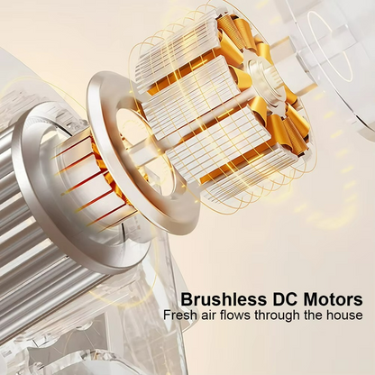 Bladeless Fan with 360° Air Circulation for a Refreshing Breeze