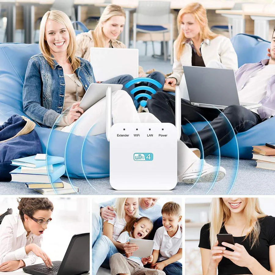Long Range WiFi Signal Booster for Enhanced Connectivity