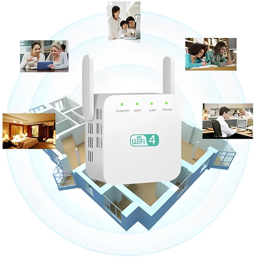 Long Range WiFi Signal Booster for Enhanced Connectivity