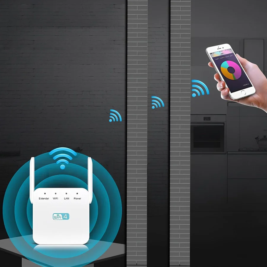 Long Range WiFi Signal Booster for Enhanced Connectivity
