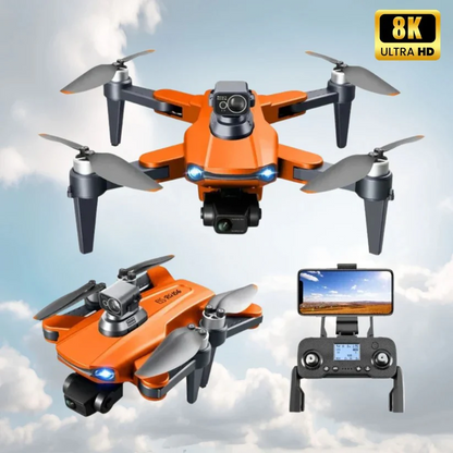 8K HD Professional Drone Featuring Dual Cameras, GPS, and Brushless Motors
