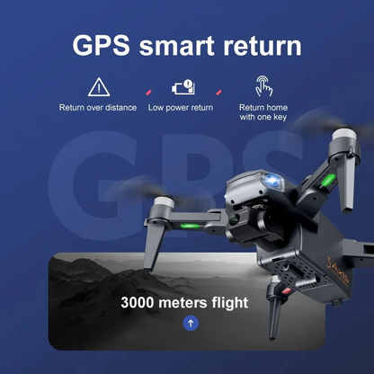 8K HD Professional Drone Featuring Dual Cameras, GPS, and Brushless Motors