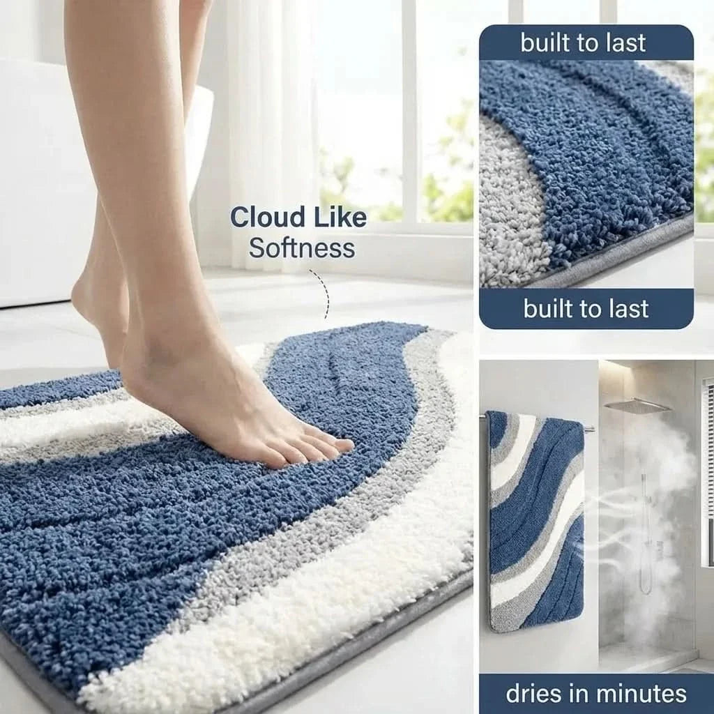 Bath Rug with Cashmere-Like Softness