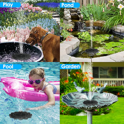 Flower-Shaped Water Fountain for Ponds and Pools