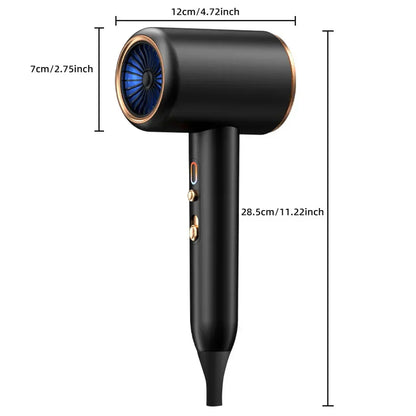 2400W High-Power Hair Dryer with Cold and Hot Air Ion Technology
