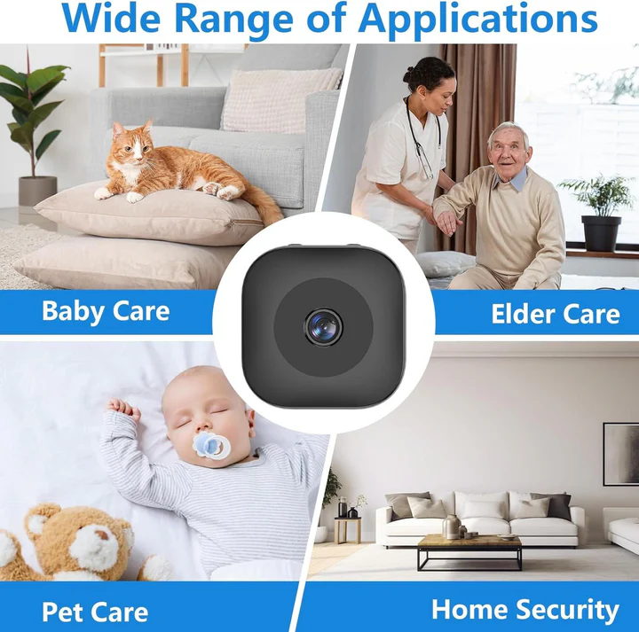 Compact Wireless Security Camera - Mini Size