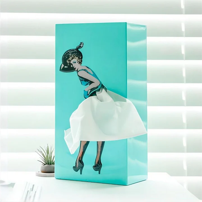 Flying Skirt Tissue Holder for Home Decor