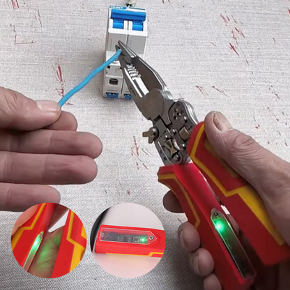Multi-Function Wire Stripping Pliers for Wrapping and Splitting