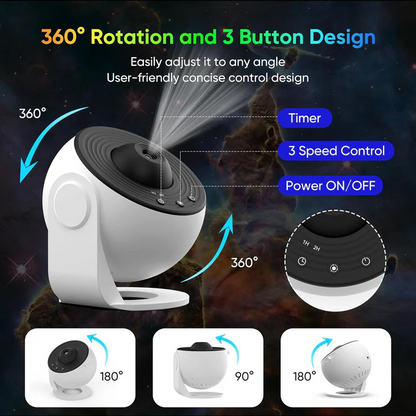 360° Projection Home Planetarium Projector for Stargazing