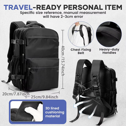 Travel Backpack for 15.6in Devices – Water-Resistant Design