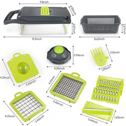 18-in-1 Multi-Functional Vegetable Slicing Tool