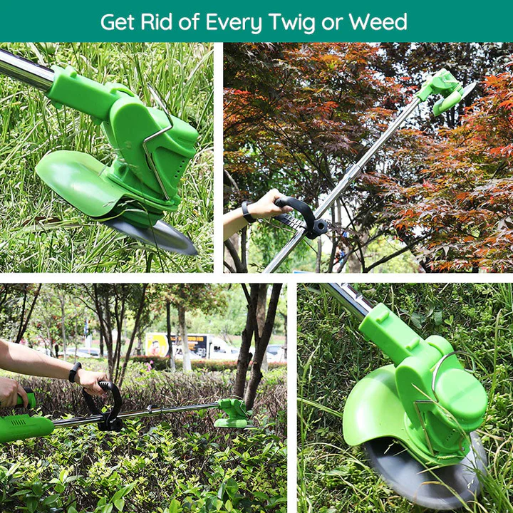 Cordless Grass Trimmer with Electric Battery – High-Power Tool