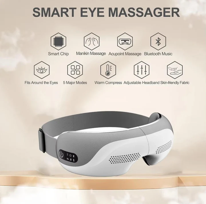 Wireless Eye Massage Tool for Relaxation and Comfort
