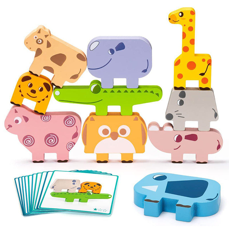 Luxe Animal Stacking Game – Creative and Educational Sensory Play