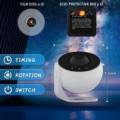 360° Projection Home Planetarium Projector for Stargazing