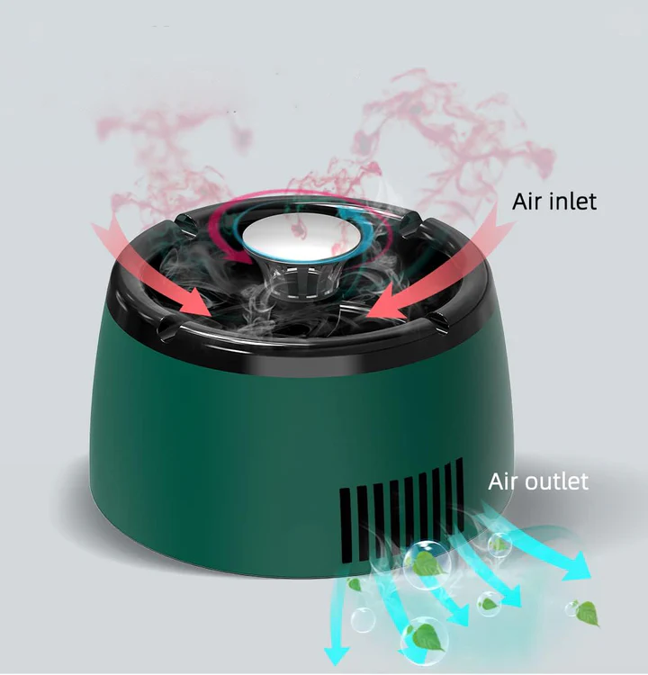 Electric Smokeless Ashtray for Convenient Use