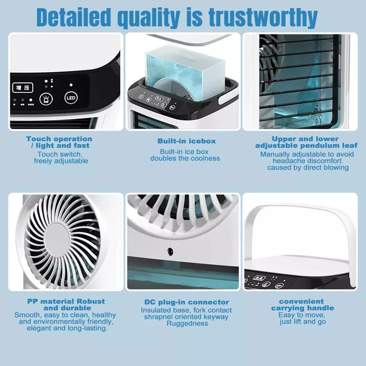 Compact Mini Air Cooler for Portable Use