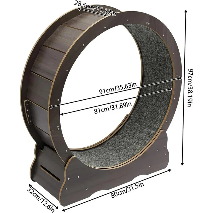 Cat Fitness Wheel for Exercise and Play