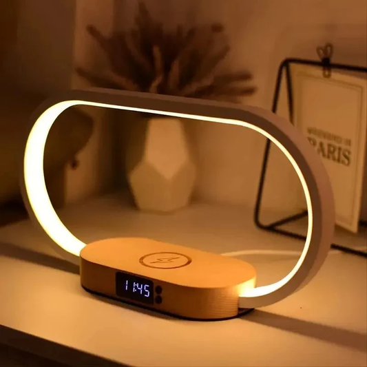 Wireless Charging Station Integrated with Lamp