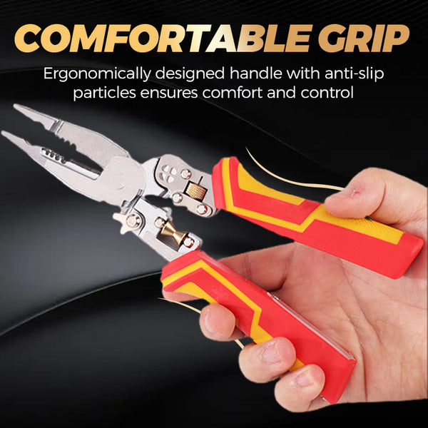 Multi-Function Wire Stripping Pliers for Wrapping and Splitting