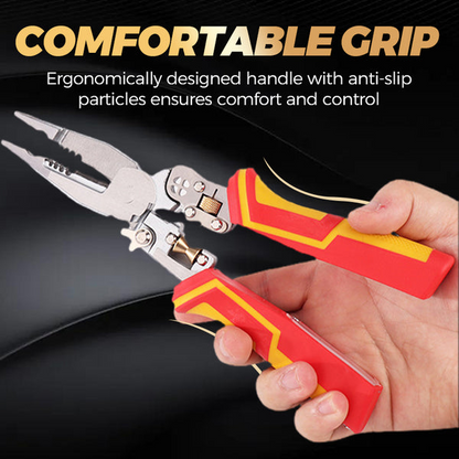 Multi-Function Wire Stripping Pliers for Wrapping and Splitting