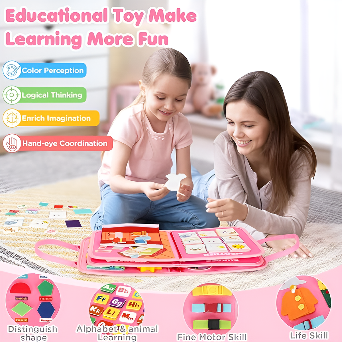 Interactive Learning Board for Curious Toddlers