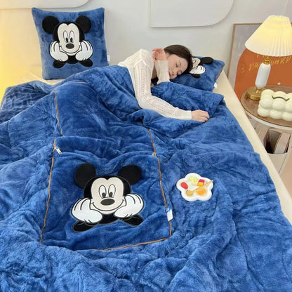 CozyNest Blanket and Pillow Set for Comfortable Home Use