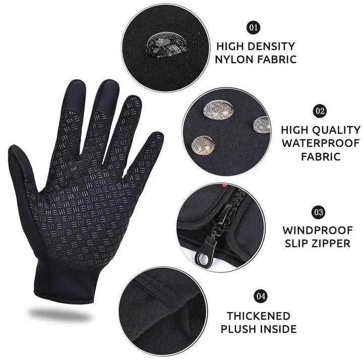 Warming Thermal Gloves for Cycling, Biking, and Skiing