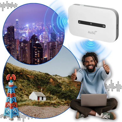 Portable Wi-Fi Hotspot Device for On-the-Go Connectivity