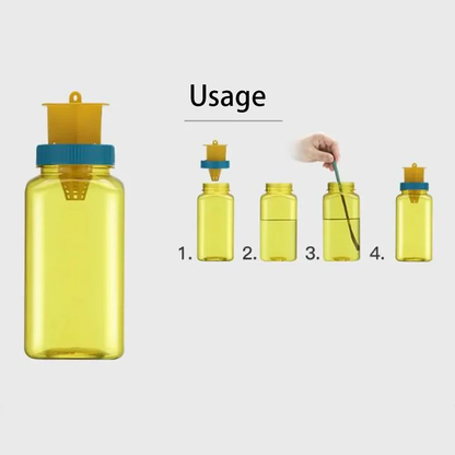 Eco-Friendly Reusable Bottle for Catching Fruit Flies