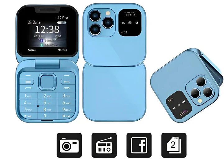 Dual SIM Foldable Mobile Phone