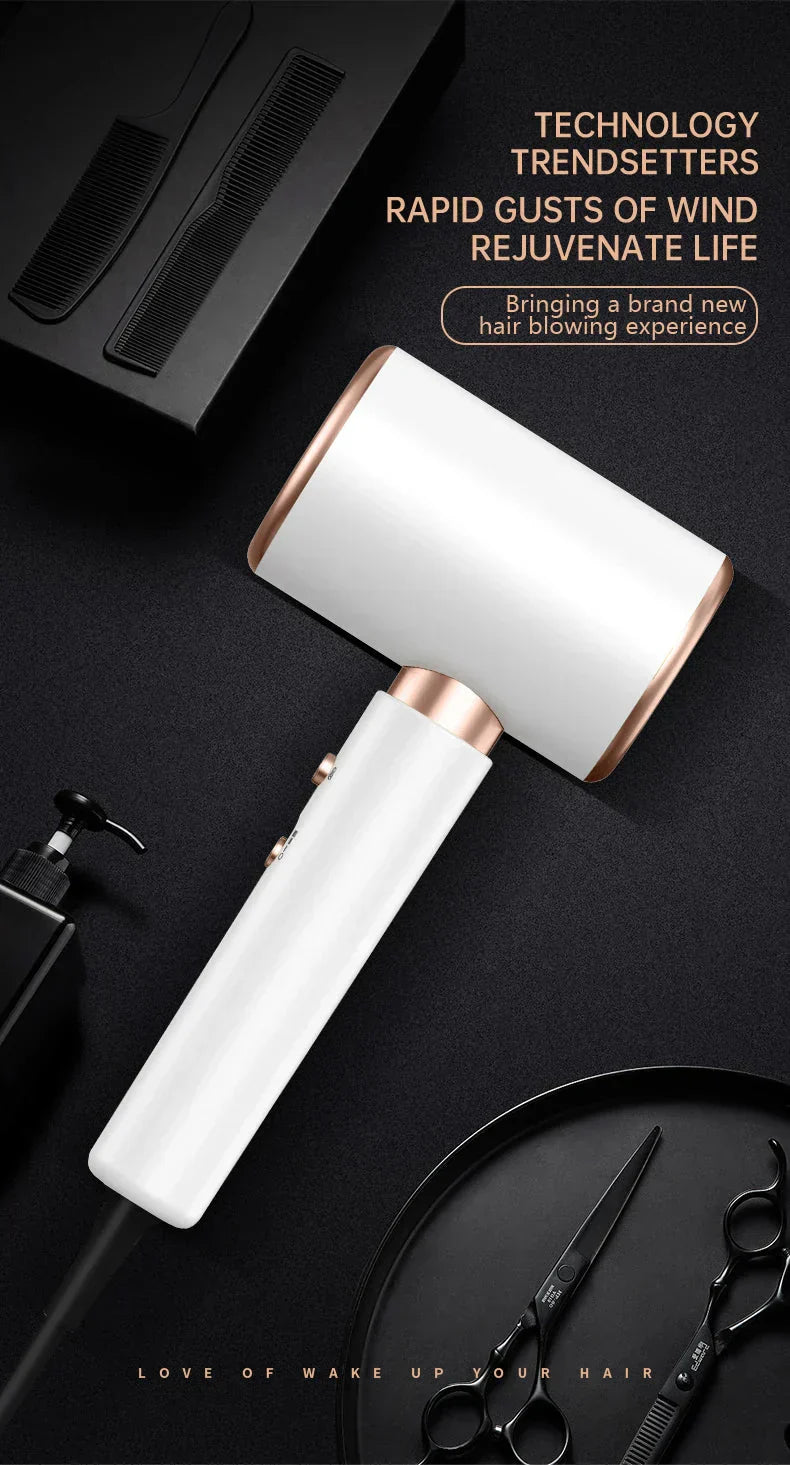 2400W High-Power Hair Dryer with Cold and Hot Air Ion Technology