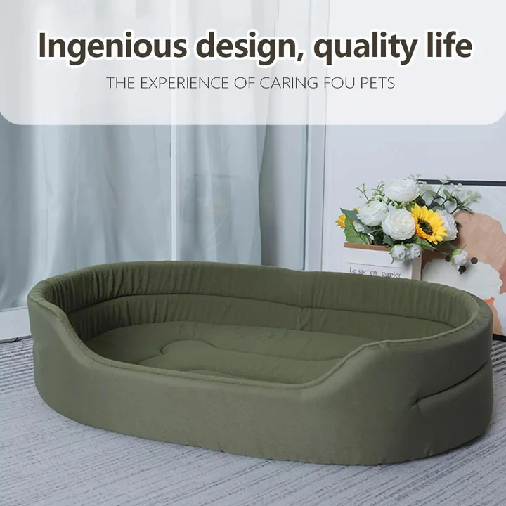 Washable Cover Dog Beds Made from Eco-Friendly Materials