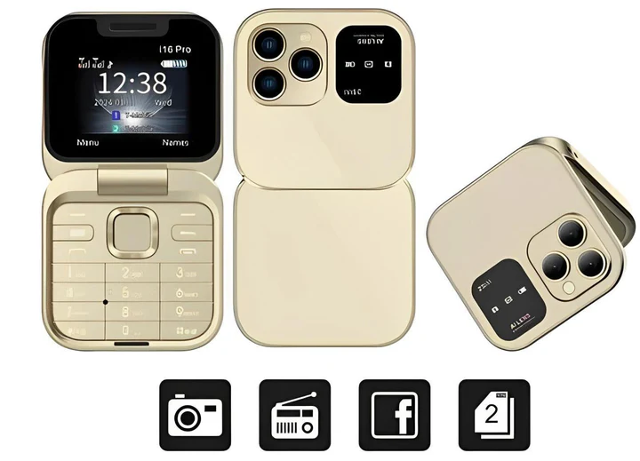 Dual SIM Foldable Mobile Phone