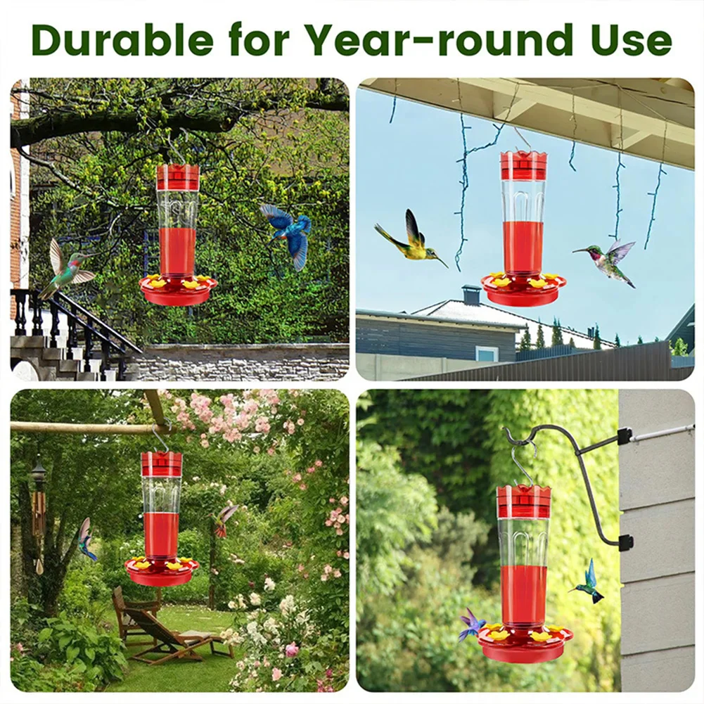 Large Bird Feeder with Hook – High Capacity Design