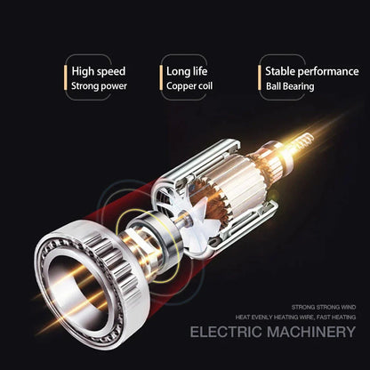 2400W High-Power Hair Dryer with Cold and Hot Air Ion Technology
