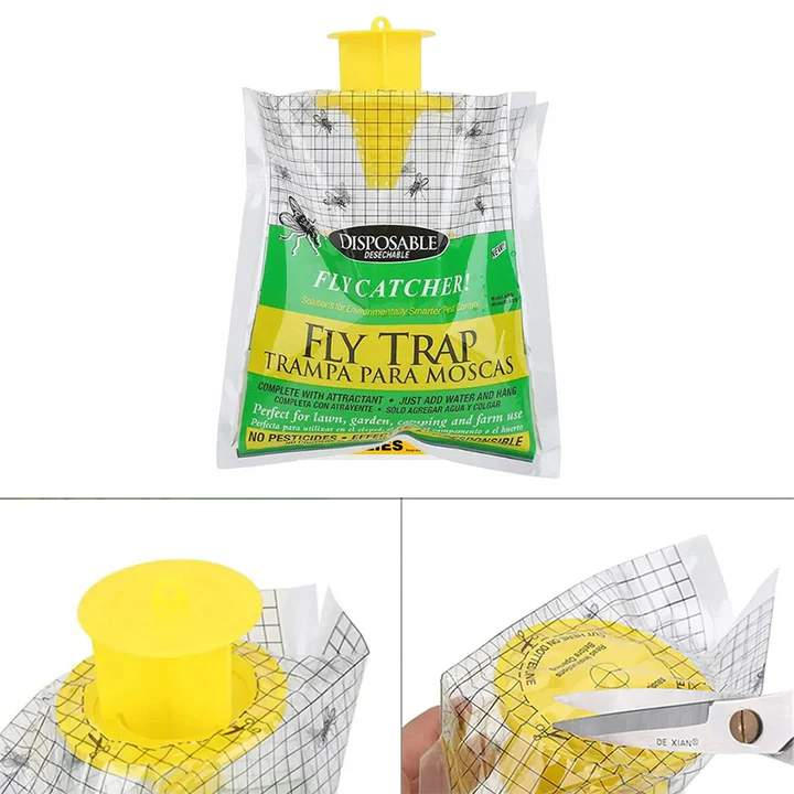 Eco-Friendly Outdoor Fly Trap – Disposable Insect Catcher