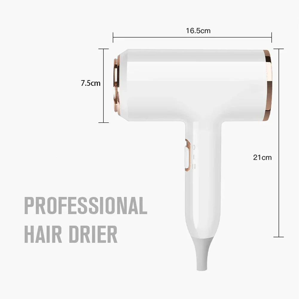 2400W High-Power Hair Dryer with Cold and Hot Air Ion Technology