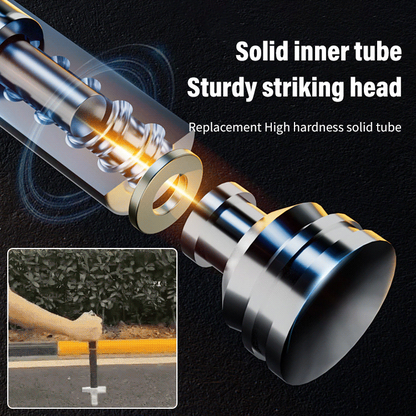 Adjustable Steel Striking Tool with Automatic Extension
