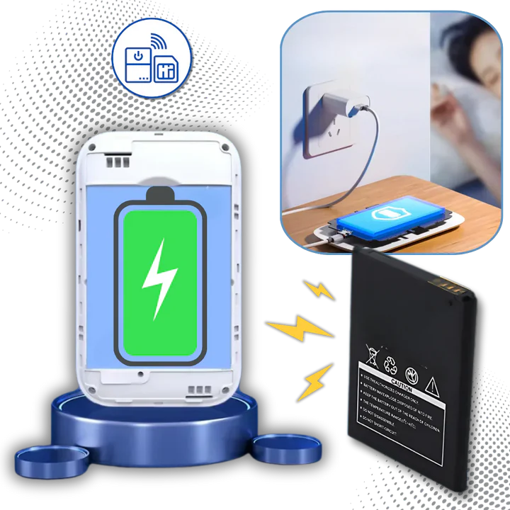 Portable Wi-Fi Hotspot Device for On-the-Go Connectivity