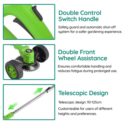 Cordless Grass Trimmer with Electric Battery – High-Power Tool