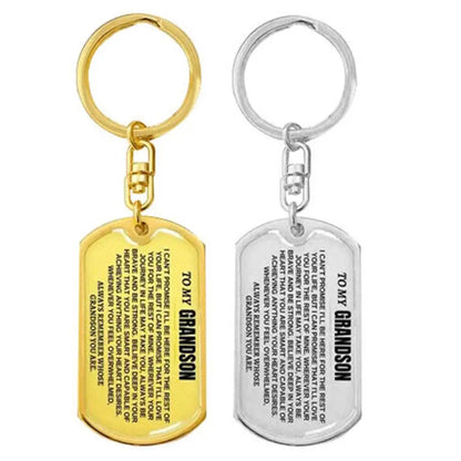 Heartfelt Connection - Unique Grandchild Keychain